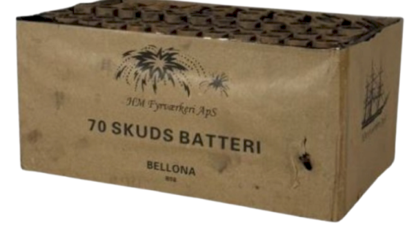 Fregatten bellona - 70 skud
