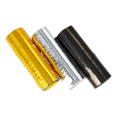 Serpentiner guld-sort-sølv