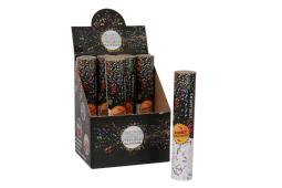 Konfettirør 25 cm dobbeltvirkende