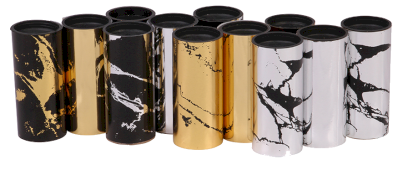 Bordbomber 10 cm marmor